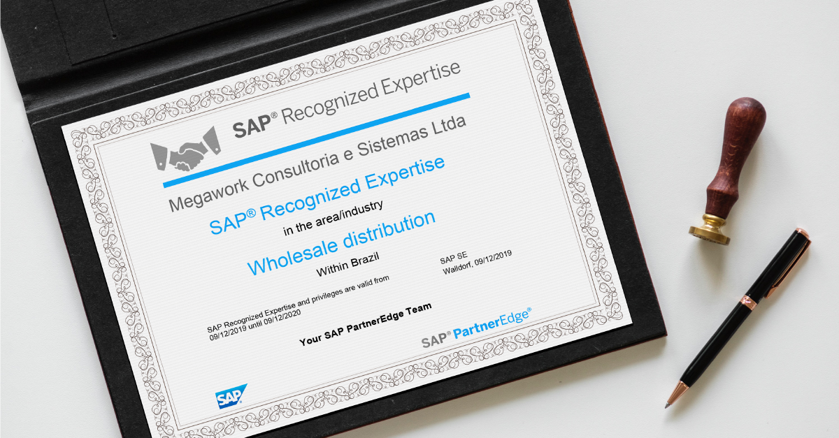 Megawork é especialista em Atacado e Distribuição com certificação SAP